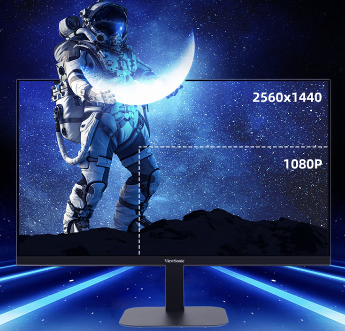 ViewSonic VX2757-2K-PRO-4 side view