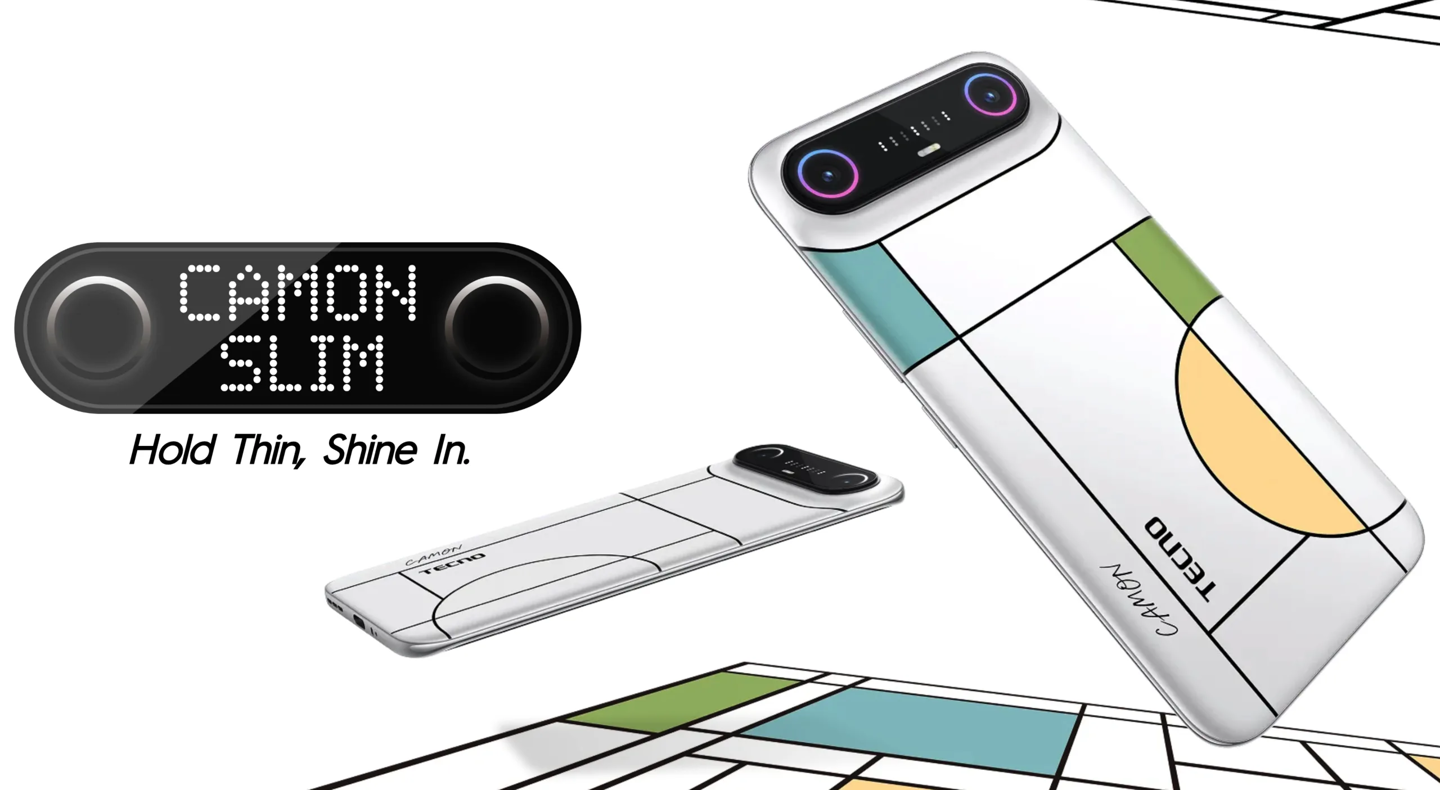 Tecno Camon Slim Packs a 5,600mAh Battery and Mini-LED Back Panel into a 6.39mm Frame