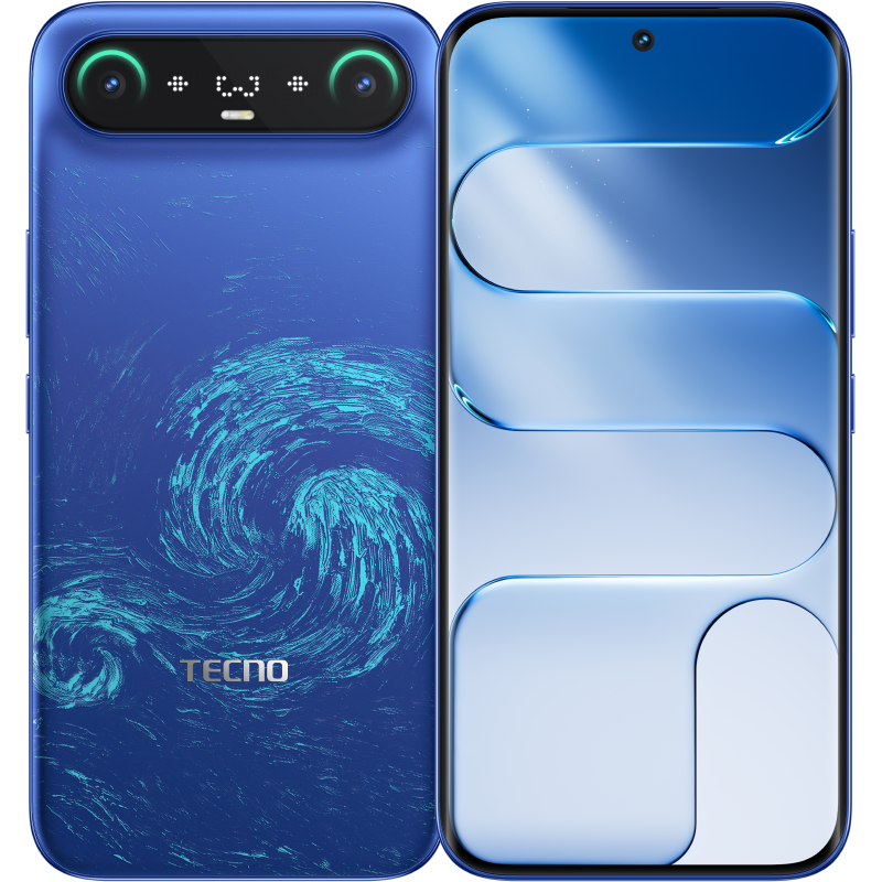 Tecno Camon Slim camera module with LED panel